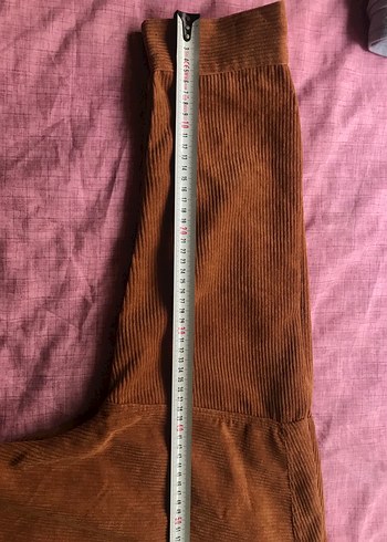 Kahverengi Fitilli Kadife Gömlek Ceket - Görsel 7