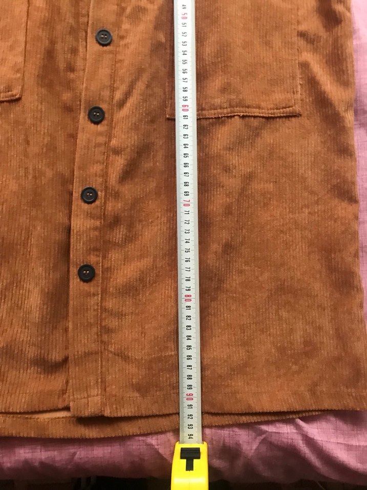 Kahverengi Fitilli Kadife Gömlek Ceket - Görsel 5