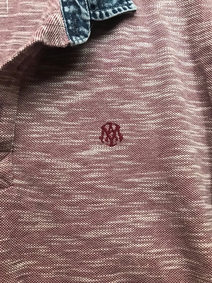 mavi jean polo yaka tişört - Görsel 2