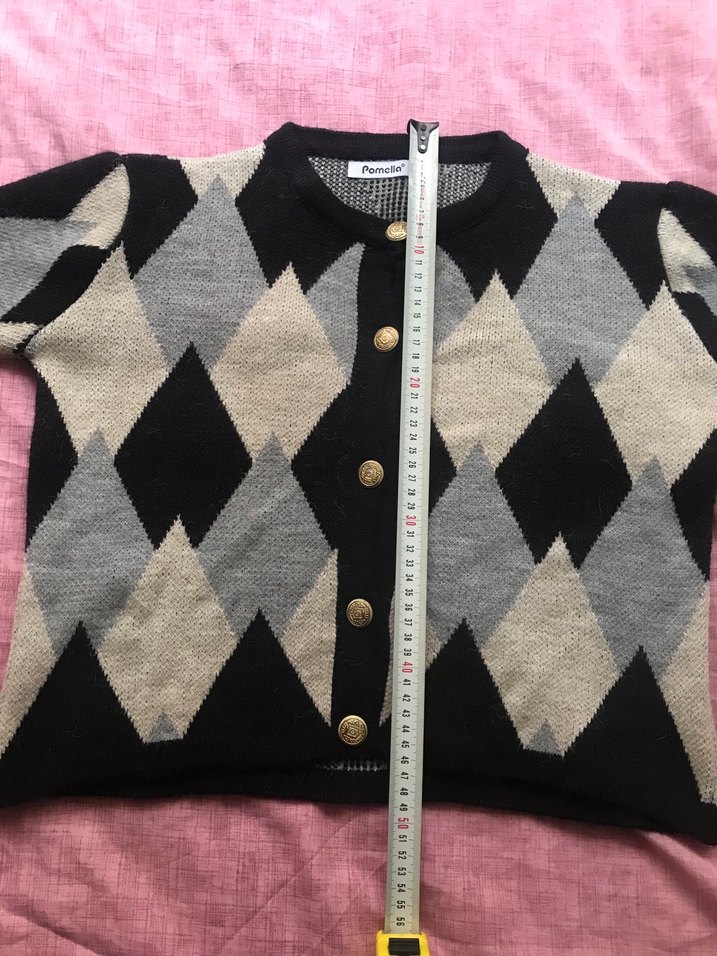 BaklavaDesenli ÖrgüKısa Hırka - Görsel 5