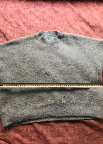 Mavi Yün Kazak - Görsel 4