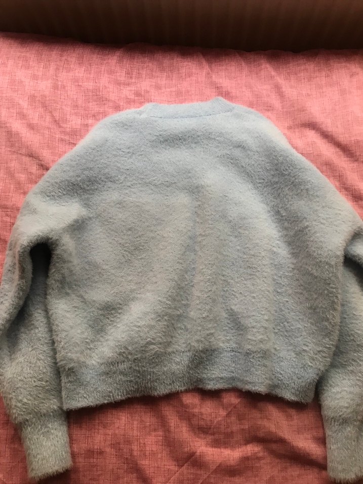 Mavi Yün Kazak - Görsel 2