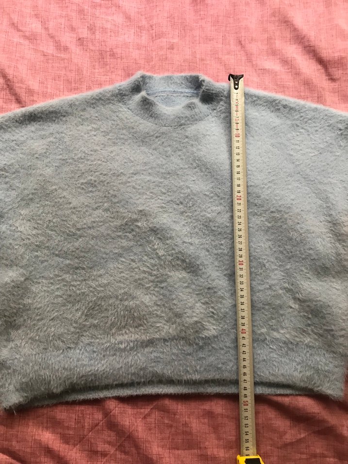 Mavi Yün Kazak - Görsel 3