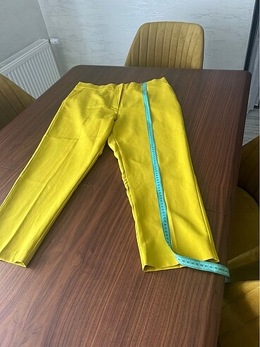 Hardal kumaş pantolon
