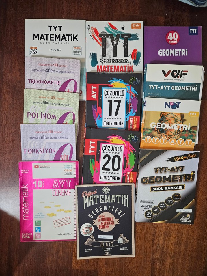 TYT-AYT Matematik ve Geometri Soru Bankaları denemeler - Görsel 2