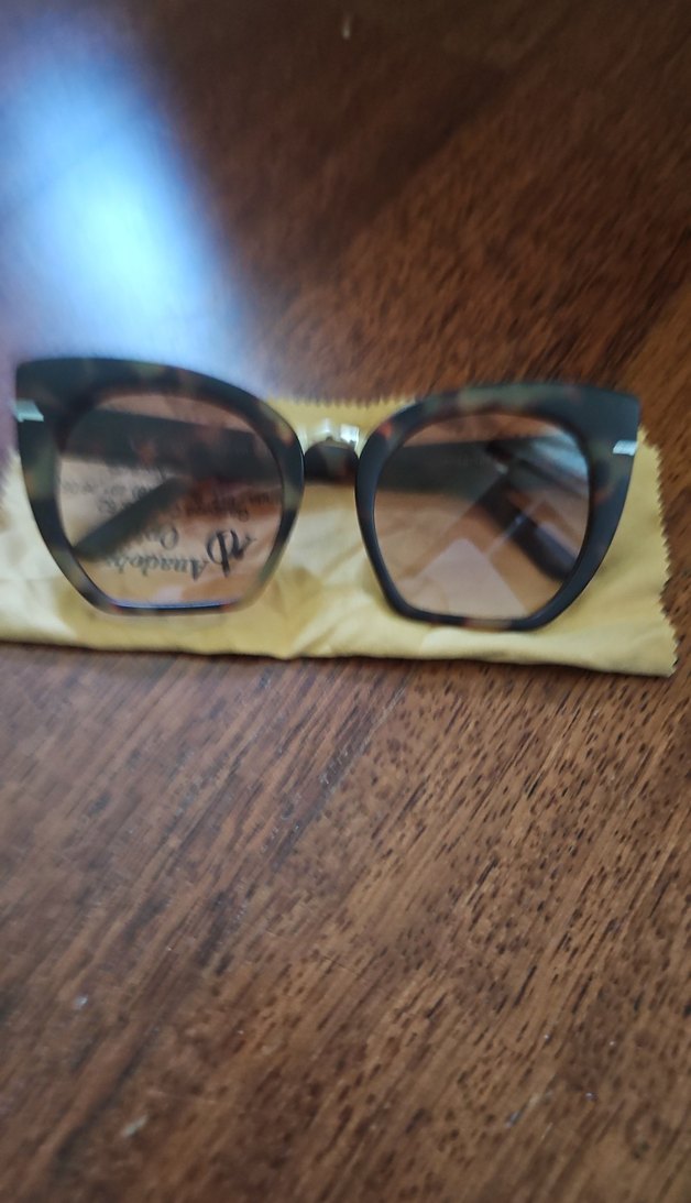 Kahverengi Bohem Tarzı Tokalı Kadın Gözlüğü - Görsel 2