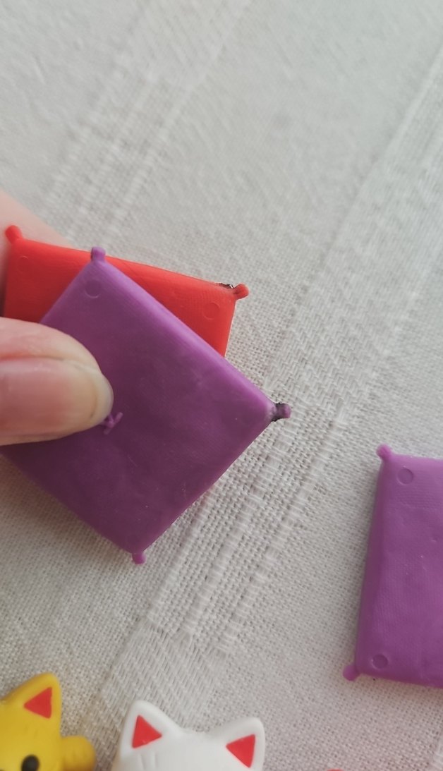 Renkli Mini Kedi Figürlü silgi - Görsel 3