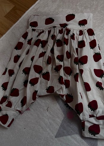 Kız Çocuk Pamuklu Bohem Ruffle Pantolon - Görsel 2