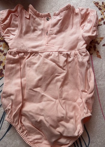 Dantelli Pembe Bebek Kız Tulum - Görsel 2