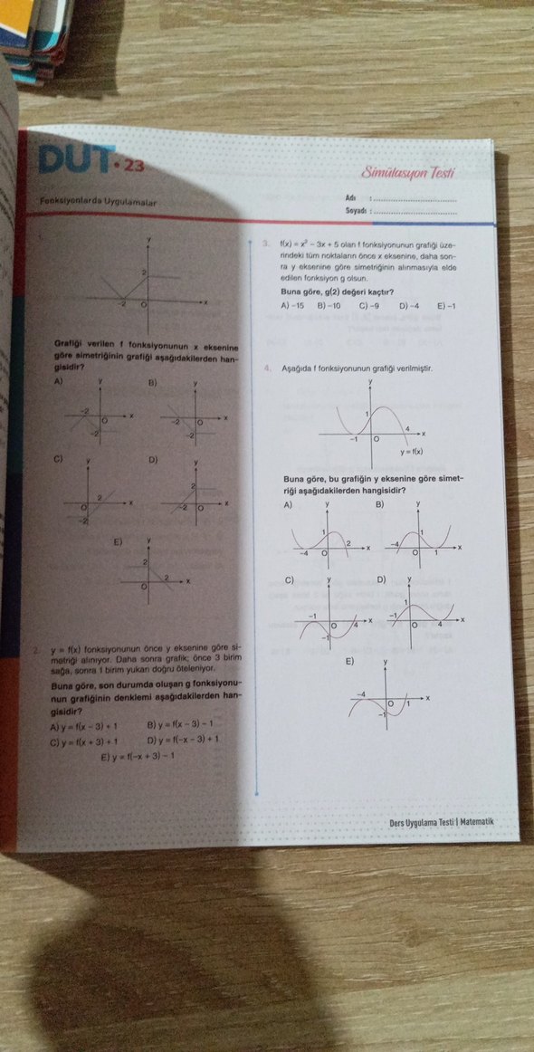 AYT Matematik DUT Soru Bankası - Görsel 2