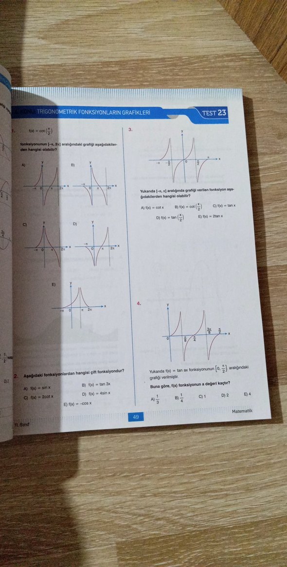 11. Sınıf Matematik Soru Bankası nft yayinlari - Görsel 2