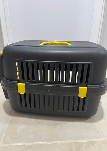 Sarı Kapaklı Kedi Taşıma Kabı - Görsel 2