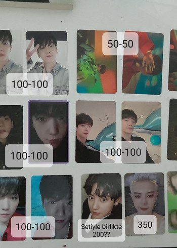 Beden Renk Baekhyun chanyeol pc photocard
