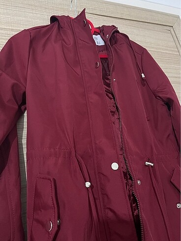 Diğer Bordo trençkot