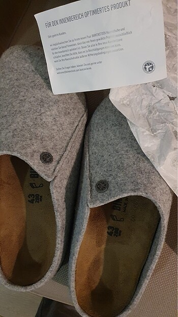 Orijinal Birkenstock Zermatt Erkek Terlik Kullanılmamış Sıfır - Görsel 5