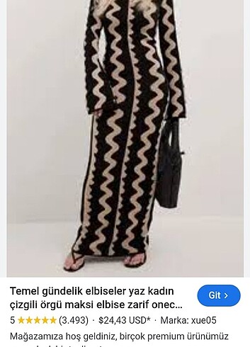 Kadin maxi elbise