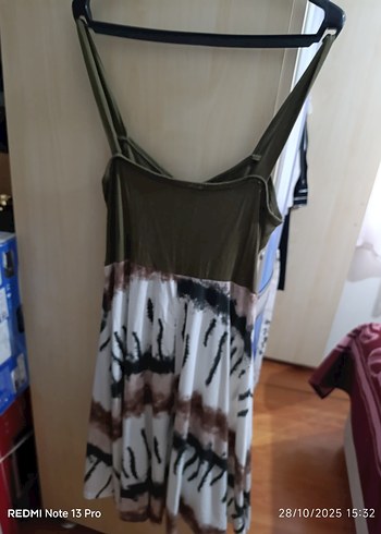 Bohem Tarzı Askılı Elbisesi - Görsel 5