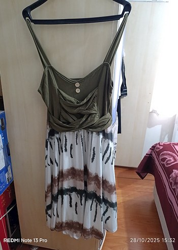 Bohem Tarzı Askılı Elbisesi - Görsel 2