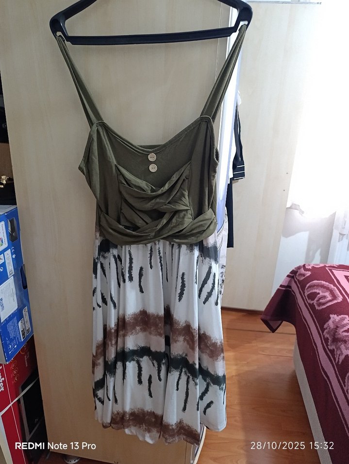 Bohem Tarzı Askılı Elbisesi - Görsel 2