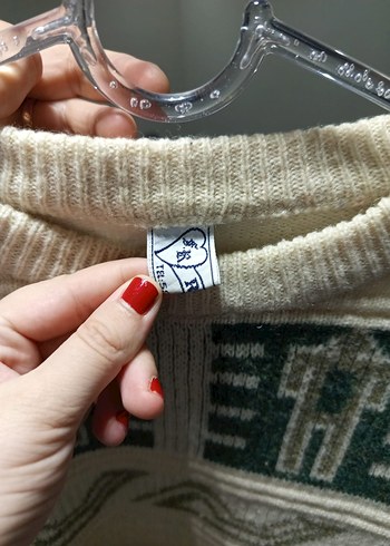 Bohem Tarz Örgü Kadın Kazak - Görsel 4