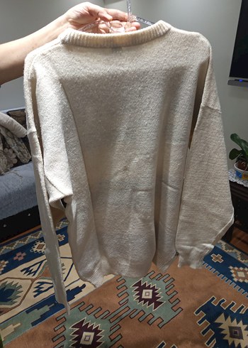 Bohem Tarz Örgü Kadın Kazak - Görsel 6