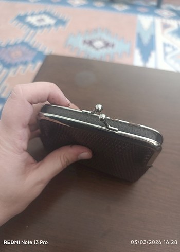 Gri Yılan Desenli Kadın Cüzdanı - Görsel 3