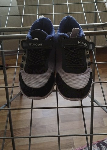 Gri Kareli Erkek Çocuk Spor Ayakkabı - Görsel 2