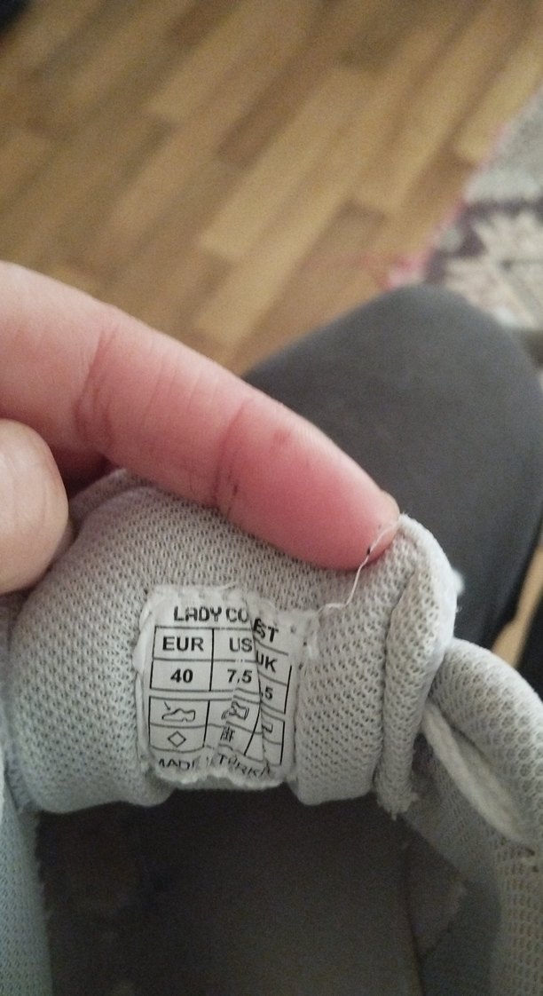 Beyaz Bağcıklı Kadın Spor Ayakkabı - Görsel 4