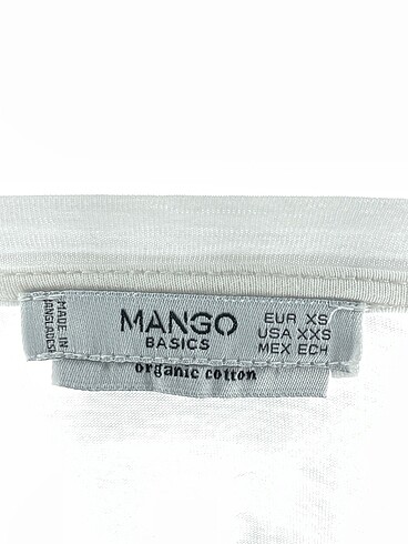 xs Beden beyaz Renk Mango T-shirt %70 İndirimli.