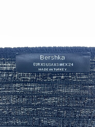 xs Beden siyah Renk Bershka Bluz %70 İndirimli.