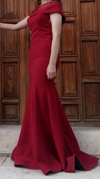 Kırmızı abiye