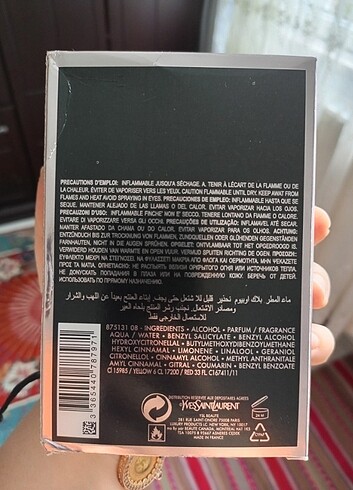 Yves Saint Laurent Black opium kadın parfüm 90 ml