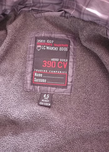 LC Waikiki Erkek Çocuk Kareli Mont - Görsel 5