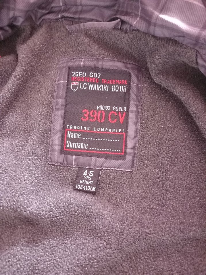 LC Waikiki Erkek Çocuk Kareli Mont - Görsel 5