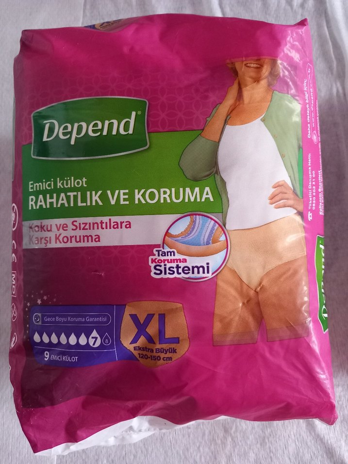 Depend Emici Külot XL - 9lu Paket - Görsel 2
