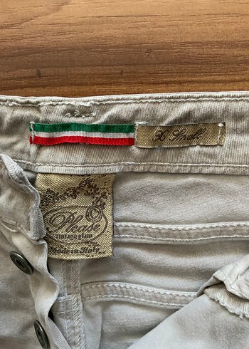 s Beden Bej Kadın Denim Pantolon Midi Boy