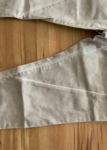 Diğer Bej Kadın Denim Pantolon Midi Boy