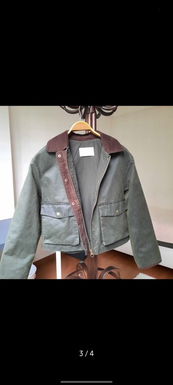 Stradivarius Mumlu Görünümlü Kısa Kombin Parka - Görsel 3