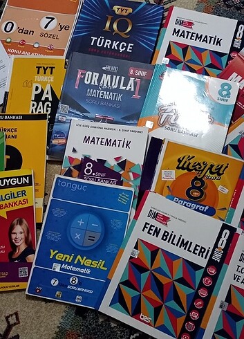 8. Sınıf lgs hazırlık test kitapları 