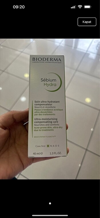 Bıoderma hydra cream