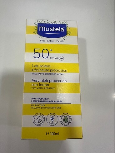 Mustela güneş kremi