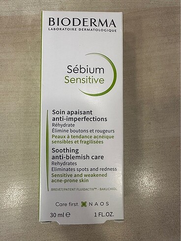 Bıoderma sebium sensitive cream