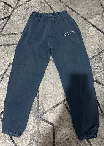 Lacivert Rahat Kesim Kadın Denim Eşofman