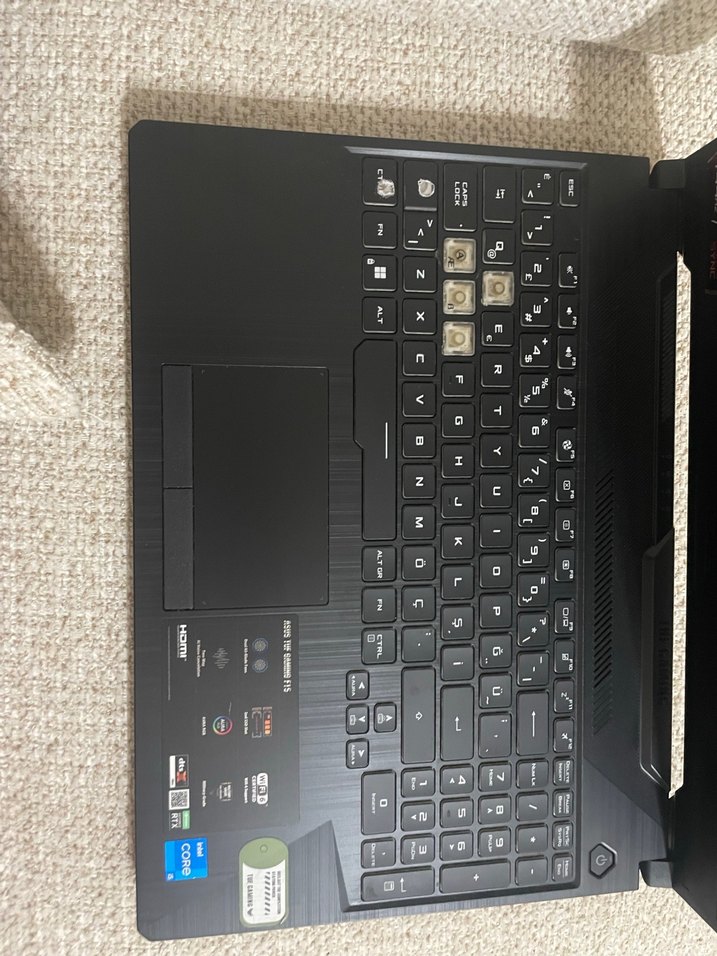 Siyah ASUS Dizüstü Bilgisayar - Görsel 2