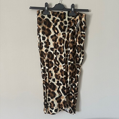 s Beden BSL leopar midi etek