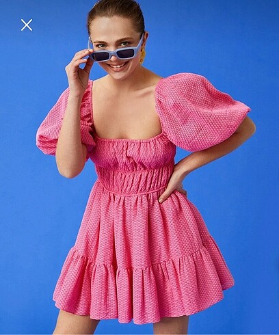 Koton pembe elbise
