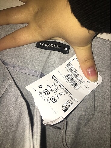 LC Waikiki Lc waikiki bol paça gri pantolon