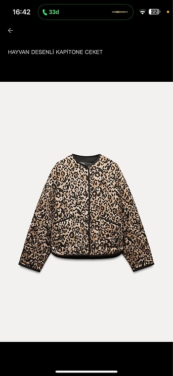 ZARA YEPYENİ MONT