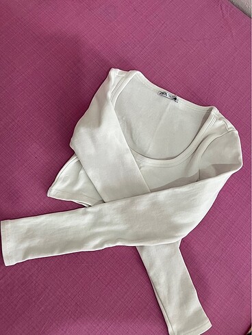 Zara Uzun kollu crop