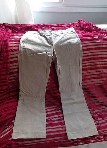 40 beden krem rengi pantolon